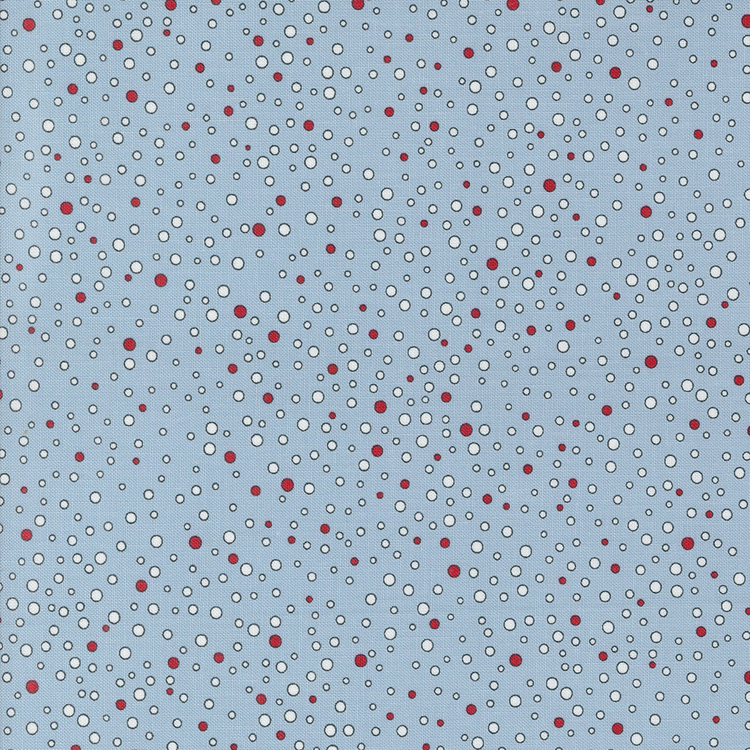 On Dasher Snowballs Frost M5566514 by Sweetwater for Moda Fabrics (sold in 25cm increments)