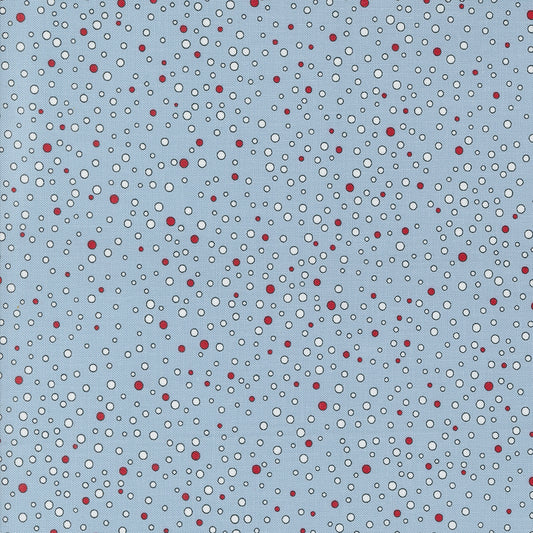 On Dasher Snowballs Frost M5566514 by Sweetwater for Moda Fabrics (sold in 25cm increments)