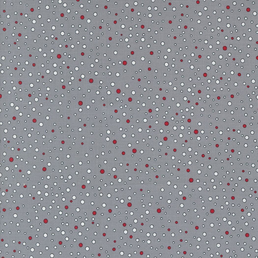 On Dasher Snowballs Stormy M5566515 by Sweetwater for Moda Fabrics (sold in 25cm increments)