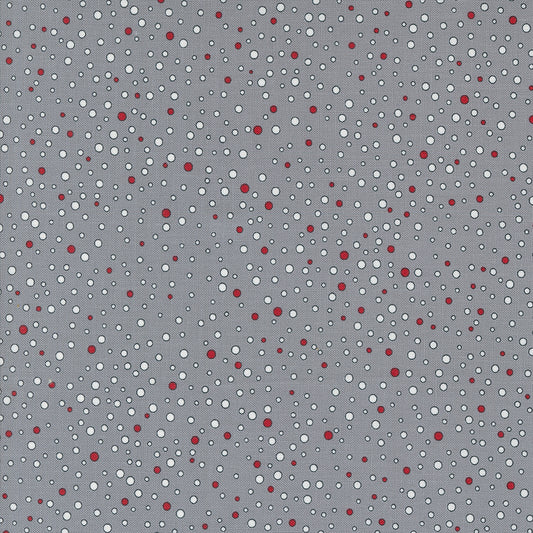 On Dasher Snowballs Stormy M5566515 by Sweetwater for Moda Fabrics (sold in 25cm increments)