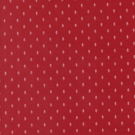 On Dasher Tiny Trees Red M5566812 by Sweetwater for Moda Fabrics (sold in 25cm increments)