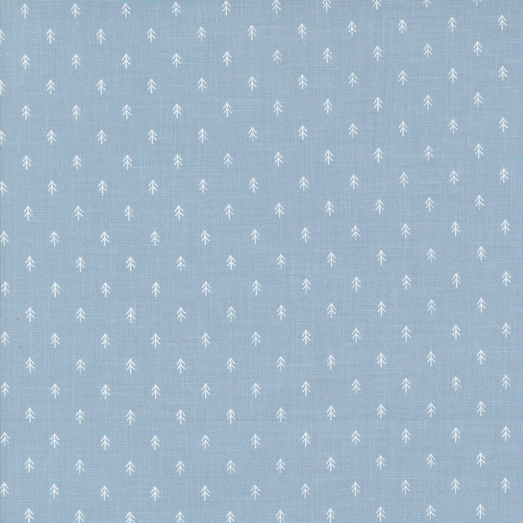 On Dasher Tiny Trees Frost M5566814 by Sweetwater for Moda Fabrics (sold in 25cm increments)