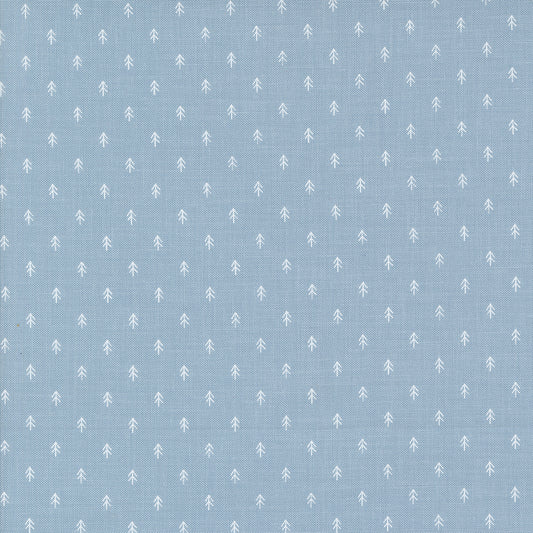 On Dasher Tiny Trees Frost M5566814 by Sweetwater for Moda Fabrics (sold in 25cm increments)