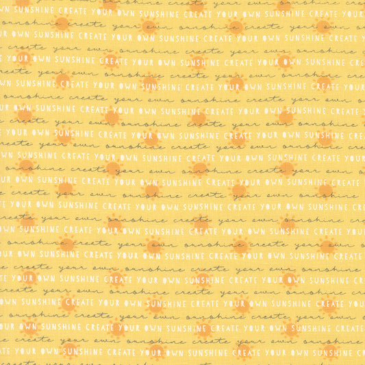 Shine Text Words Sun M5567124 by Sweetwater for Moda Fabrics (sold in 25cm increments)