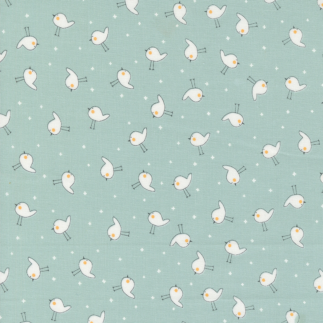 Shine Little Birdie Sky M5567422 by Sweetwater for Moda Fabrics (sold in 25cm increments)