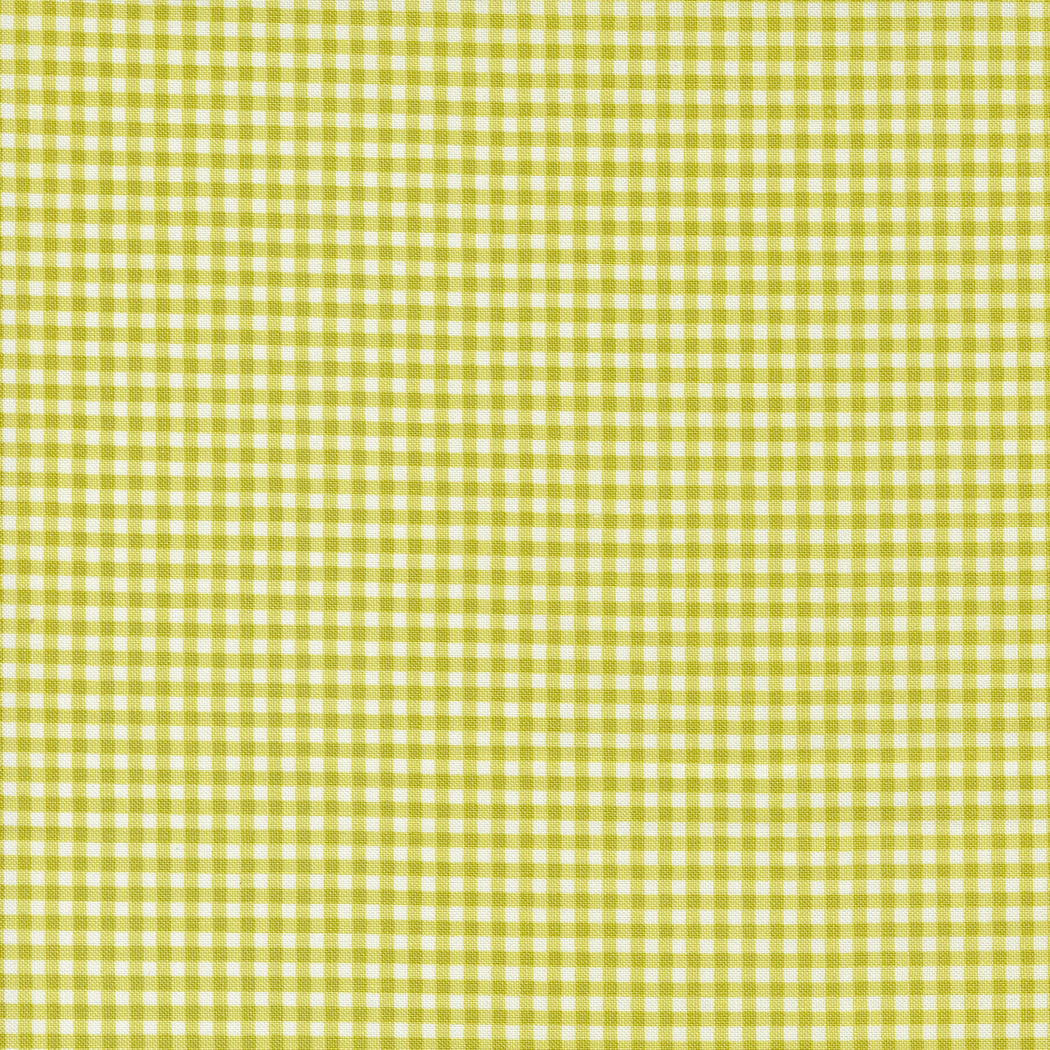 Shine Gingham Grass M5567616 by Sweetwater for Moda Fabrics (sold in 25cm increments)