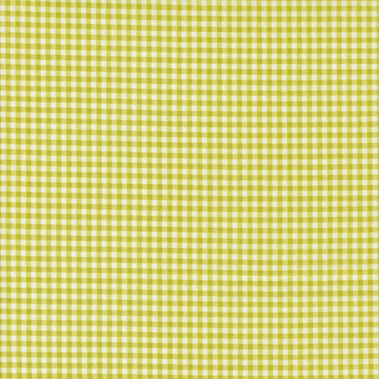 Shine Gingham Grass M5567616 by Sweetwater for Moda Fabrics (sold in 25cm increments)