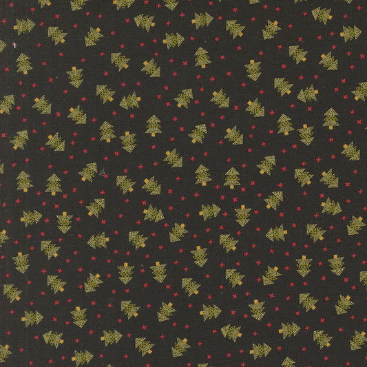 Emmitt and Ivy Spruce Black M5569217 by Sweetwater for Moda Fabrics (sold in 25cm increments)
