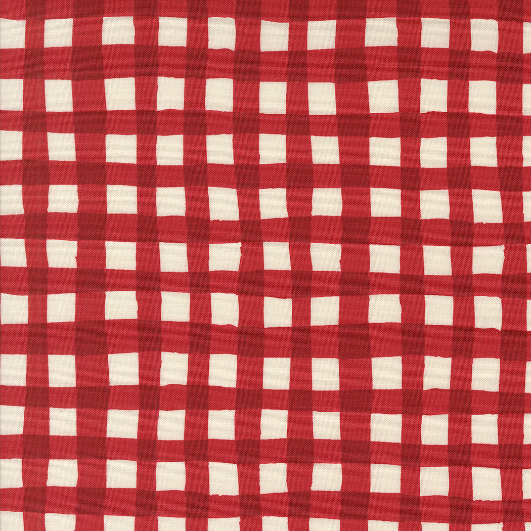 Google Doc Red Image Emmitt and Ivy Winter Picnic Red M5569312 by Sweetwater for Moda Fabri ...