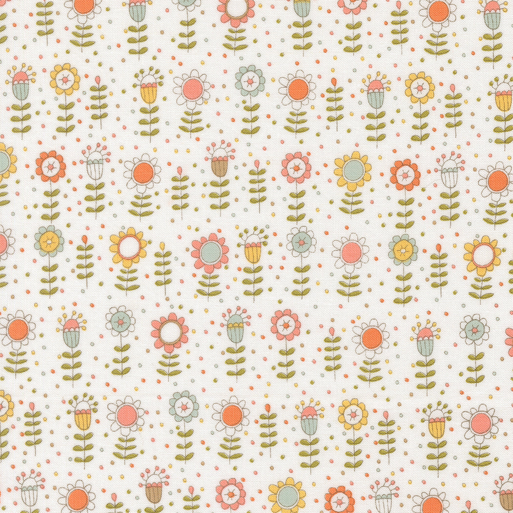 Lucky Bloom Cloud M5570111 by Sweetwater for Moda Fabrics (sold in 25cm increments)