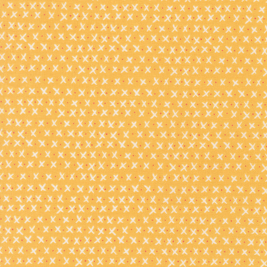 Lucky X's and O's Sun M5570524 by Sweetwater for Moda Fabrics (sold in 25cm increments)