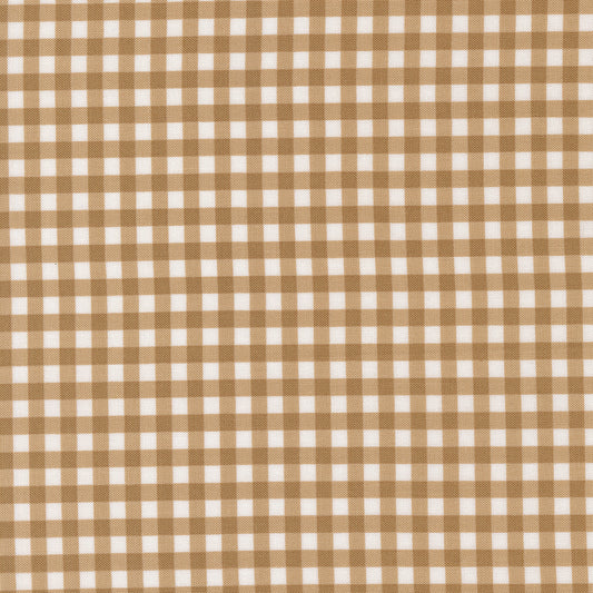 Lucky Gingham Sand M5570717 by Sweetwater for Moda Fabrics (sold in 25cm increments)