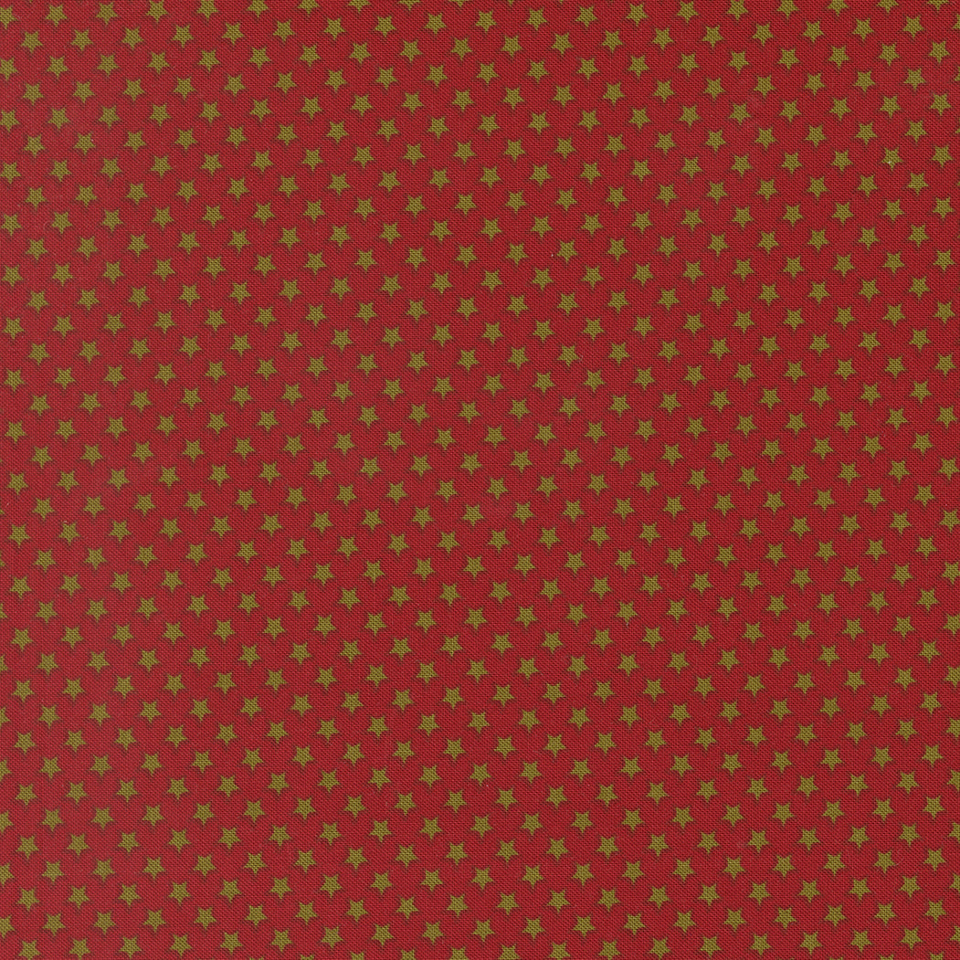 Chilly Star Bright Red M5571422 by Sweetwater for Moda Fabrics (sold in 25cm increments)