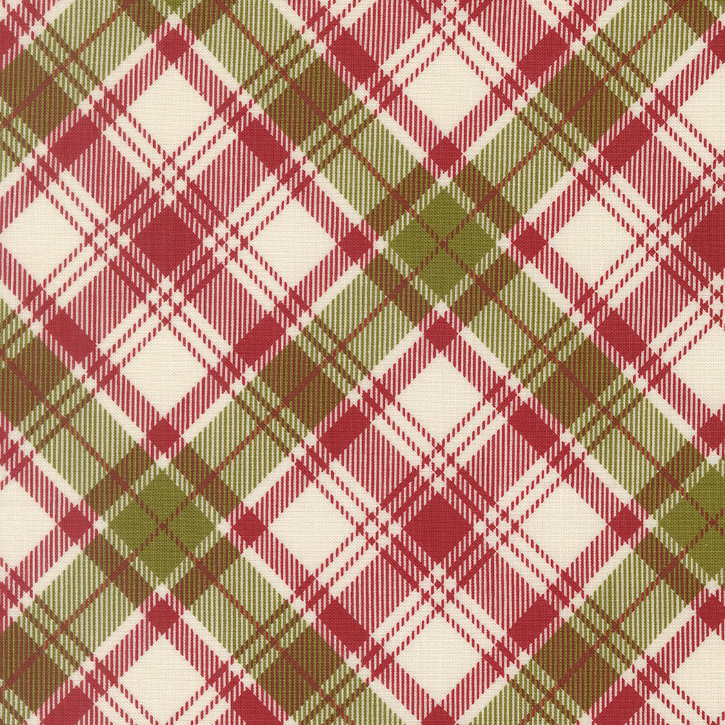 Chilly Plaid Red M5571512 by Sweetwater for Moda Fabrics (sold in 25cm increments)