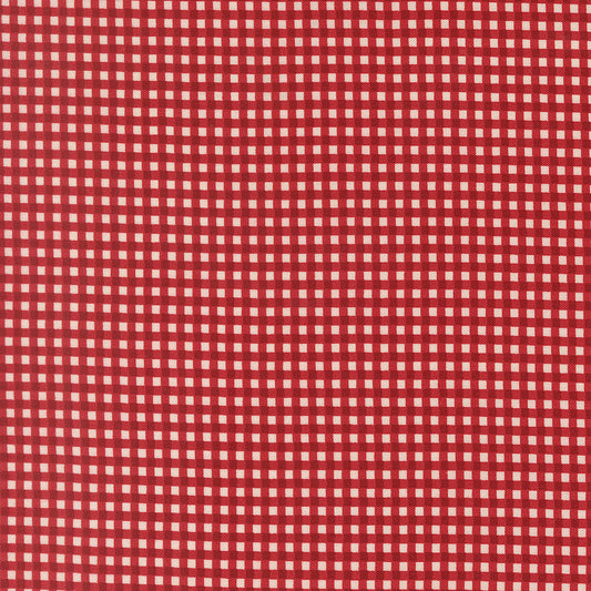 Chilly Gingham Red M5571612 by Sweetwater for Moda Fabrics (sold in 25cm increments)