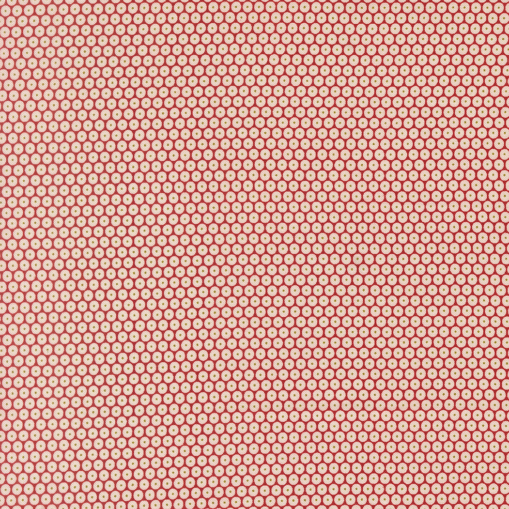 Chilly Snowball Red M5571812 by Sweetwater for Moda Fabrics (sold in 25cm increments)