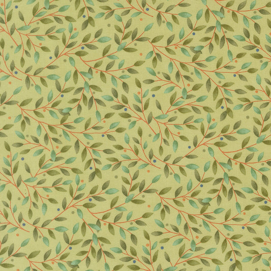 Family Tree Leaves Branches Eucalyptus M5616214 by Deb Strain for Moda Fabrics (Sold in 25cm increments)