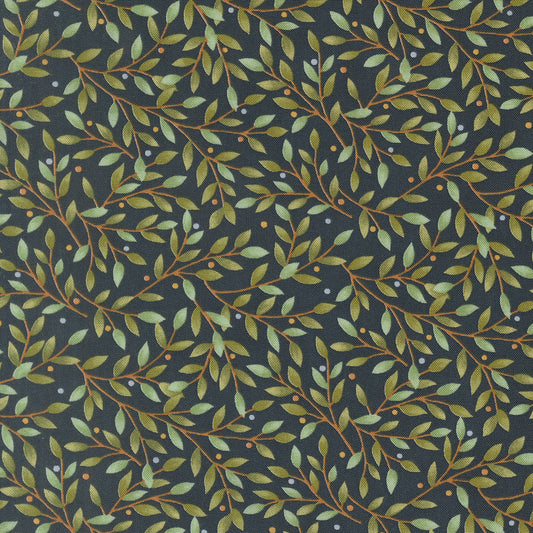Family Tree Leaves Branches Night Sky M5616215 by Deb Strain for Moda Fabrics (Sold in 25cm increments)