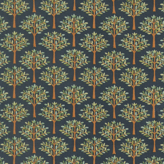 Family Tree Trees in a Row Night Sky M5616315 by Deb Strain for Moda Fabrics (Sold in 25cm increments)