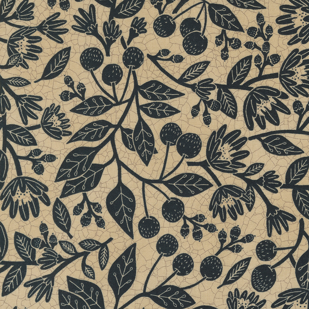 Bloom and Grow Full Bloom Tan M705012 by Kathy Schmitz Studios for Moda Fabrics (sold in 25cm increments)