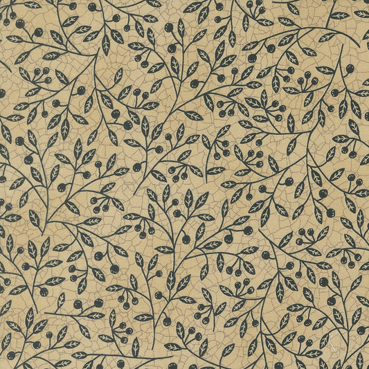 Bloom and Grow Cherry Toss Tan M705114 by Kathy Schmitz Studios for Moda Fabrics (sold in 25cm increments)