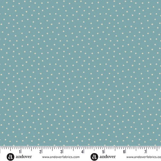 Twinkle Sky Blue A1234B1 by Laundry Basket Quilt for Andover Fabrics (sold in 25cm increments)