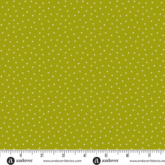 Twinkle Citrus A1234LV by Laundry Basket Quilt for Andover Fabrics (sold in 25cm increments)