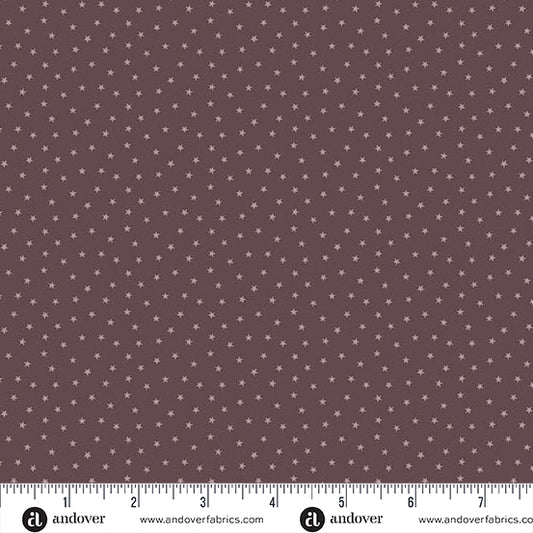 Twinkle Puce A1234P by Laundry Basket Quilt for Andover Fabrics (sold in 25cm increments)