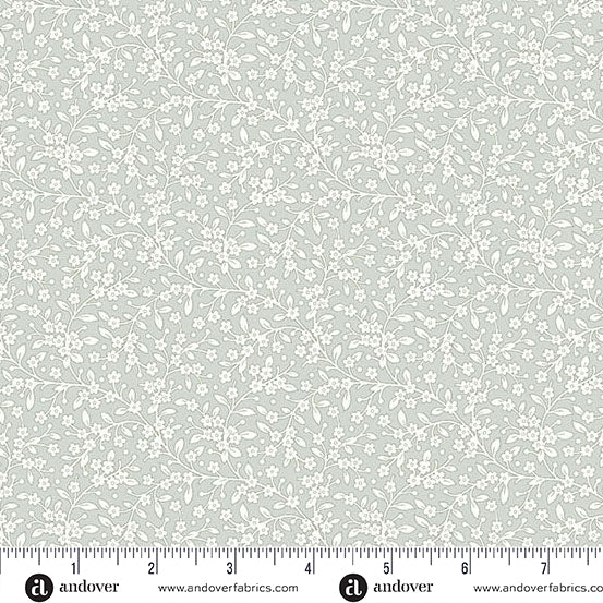 Petite Beehive Vanilla Petals A1317CL by Renee Nanneman for Andover Fabrics (Sold in 25cm increments)