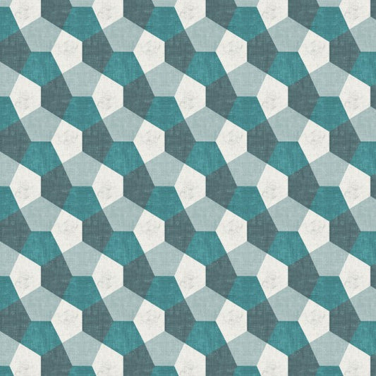 A Pirates Adventure Geometrics 81290-107 by Nutex fabrics (sold in 25cm increments)