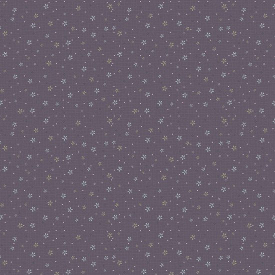 Fairy Garden Tiny Flowers Mauve 200117 by Lynette Anderson for Nutex fabrics (sold in 25cm increments)