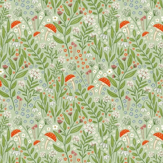 Whimsical Fields Flower Field 82130104 by Mel Armstrong for Nutex Fabrics (sold in 25cm increments)