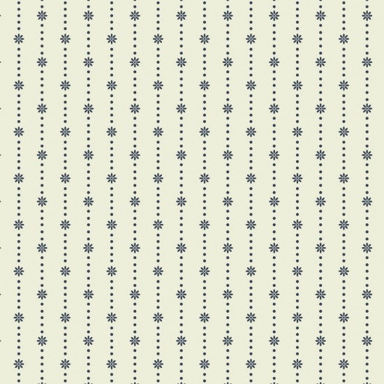 Bluebell Garden Dot Stripe Cream 8227112 by Mel Armstrong for Nutex Fabrics (sold in 25cm increments)