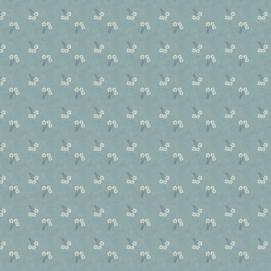 Bluebell Garden Flowers Blue 8227106 by Mel Armstrong for Nutex Fabrics (sold in 25cm increments)