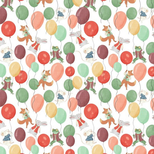 Musical Willow Balloon Cream 82320-103 by Mel Armstrong for Nutex Fabrics (sold in 25cm increments)