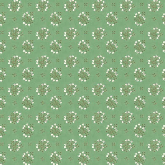 Musical Willow Harvest Green 82320-104 by Mel Armstrong for Nutex Fabrics (sold in 25cm increments)