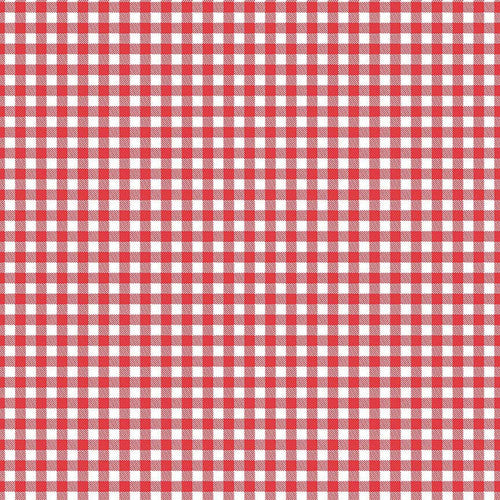 Redwork Christmas Red Cream Check by Mandy Shaw for Henry Glass Fabrics (sold in 25cm increments)