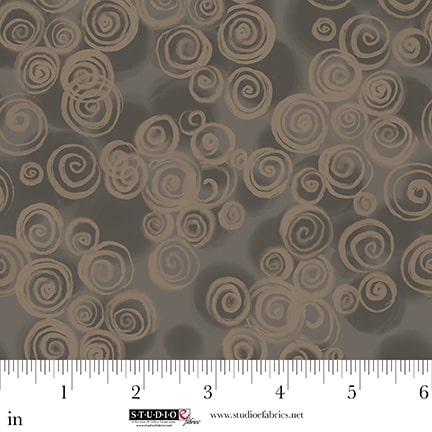HIghlander 8622-38 Mocha by Cat Thurmann for E Studio Fabrics (sold in 25cm increments)