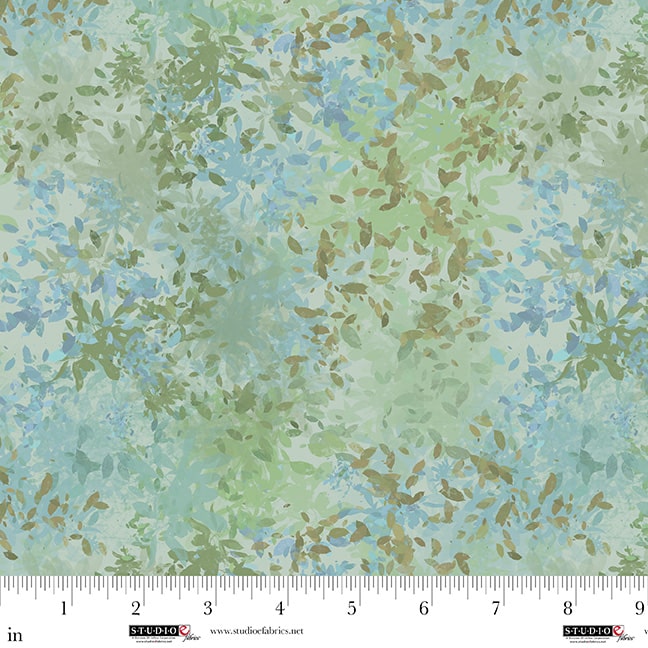HIghlander 8624-64 Matcha by Cat Thurmann for E Studio Fabrics (sold in 25cm increments)