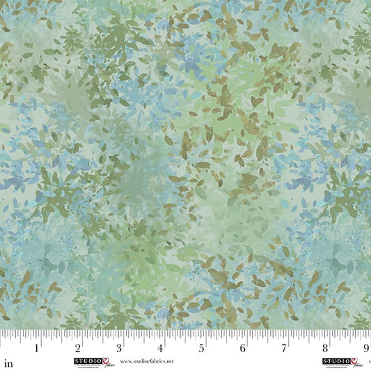 HIghlander 8624-64 Matcha by Cat Thurmann for E Studio Fabrics (sold in 25cm increments)
