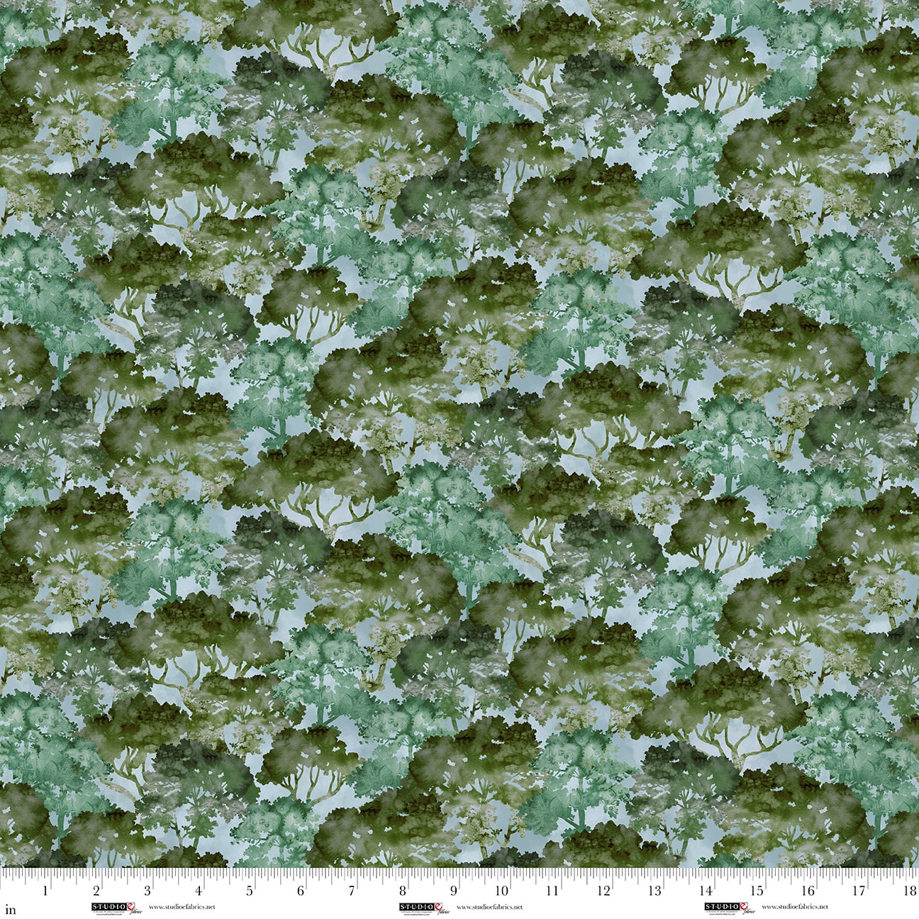 HIghlander 8626-67 Forest by Cat Thurmann for E Studio Fabrics (sold in 25cm increments)
