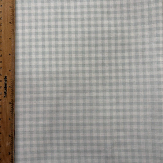 Gingham Double Gauze Pale Blue by Sevenberry (sold in 25cm increments)