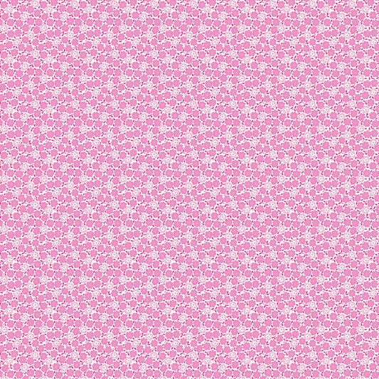 Nana Mae 7 Small Flowers Pink 898-22 by Henry Glass Fabrics (sold in 25cm increments)