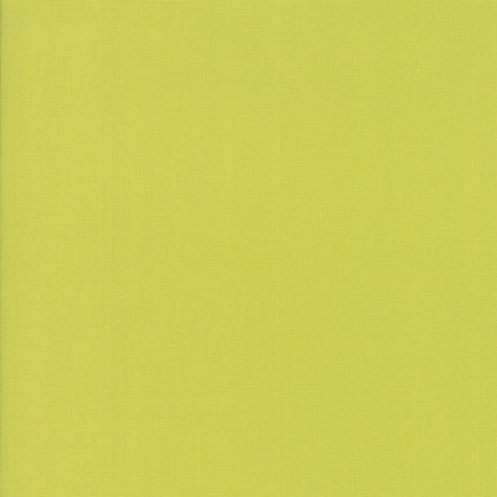 Bella Solids Chartreuse 9900188 Meterage by Moda Fabrics (sold in 25cm increments)