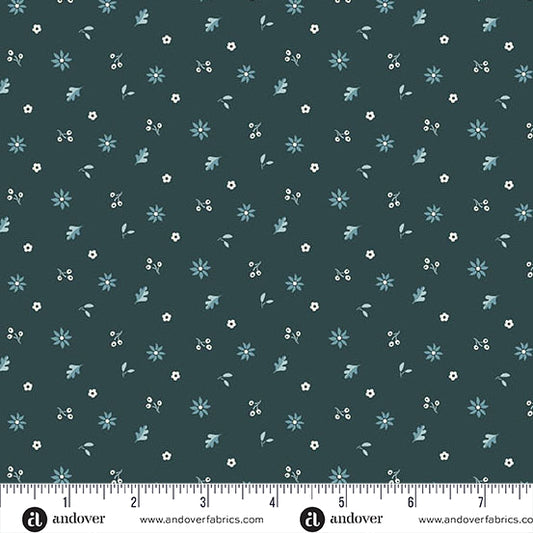 Oakleigh Windy Midnight A10160B Judy Jarvi for Andover Fabrics (sold in 25cm increments)