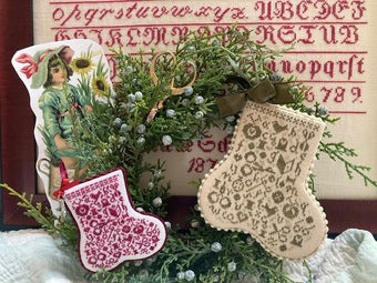 A Stitchers Stocking Cross Stitch Pattern by JBW Designs