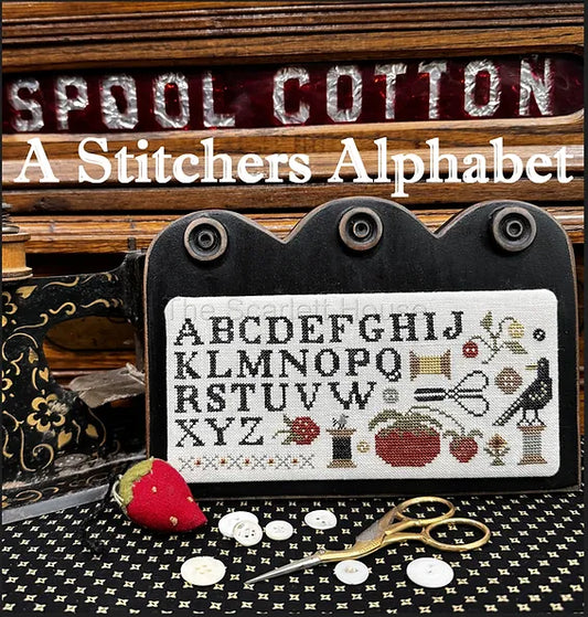 A Stitchers Alphabet Cross Stitch Pattern by The Scarlett House