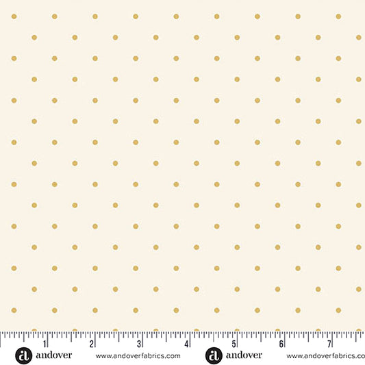 Snow Flurry Dotty Sage A10305LY by Laundry Basket Quilts for Andover Fabrics (sold in 25cm increments)