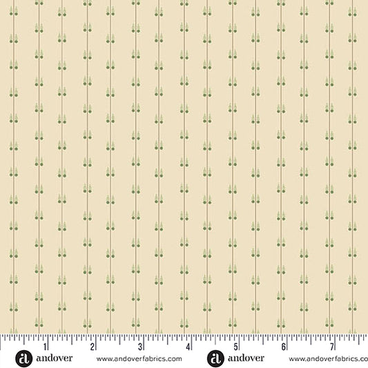 Snow Flurry Snow Cone Evergreen A10307G by Laundry Basket Quilts for Andover Fabrics (sold in 25cm increments)
