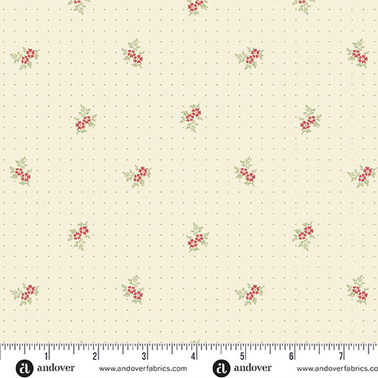 Snow Flurry Sweet Treat A10309L by Laundry Basket Quilts for Andover Fabrics (sold in 25cm increments)